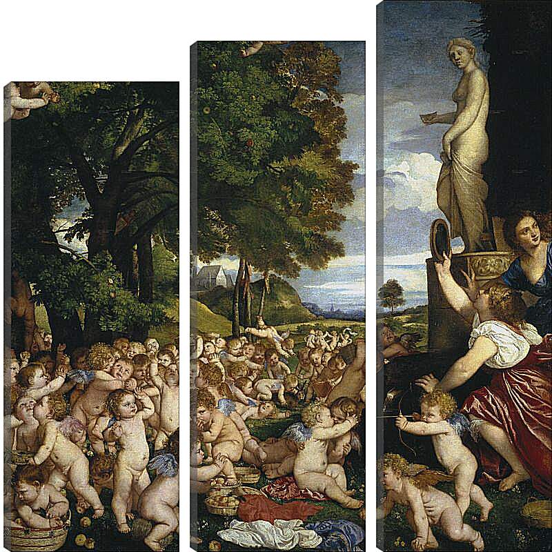 Модульная картина - Поклонение Венере. Тициан Вечеллио
