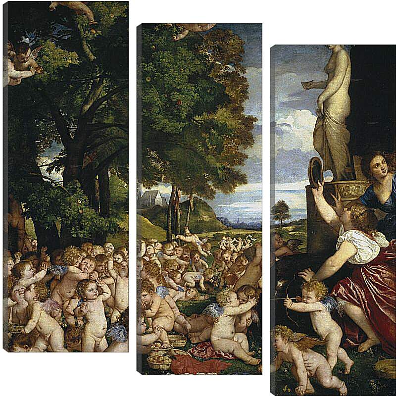 Модульная картина - Поклонение Венере. Тициан Вечеллио
