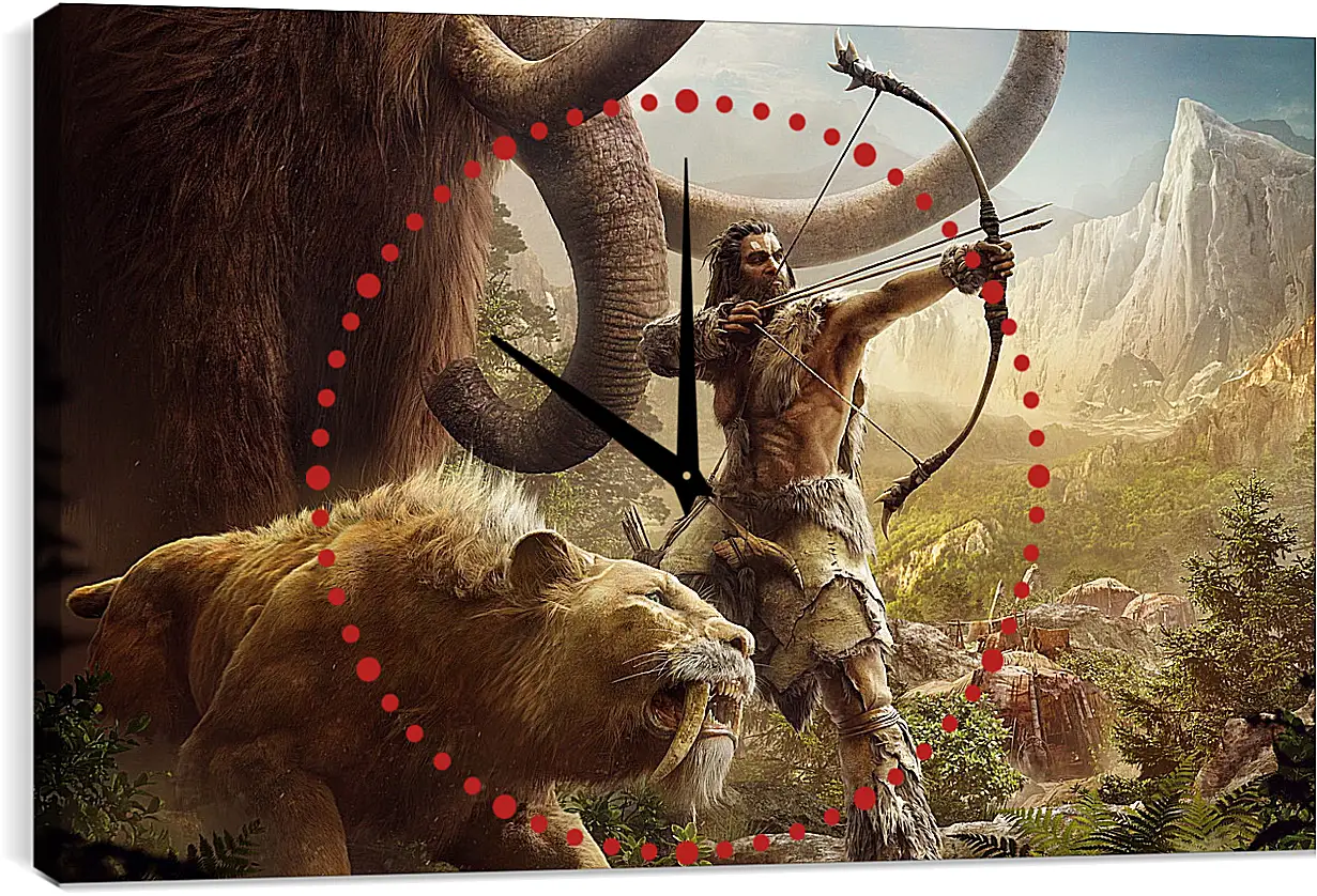 Часы картина - Far Cry Primal
