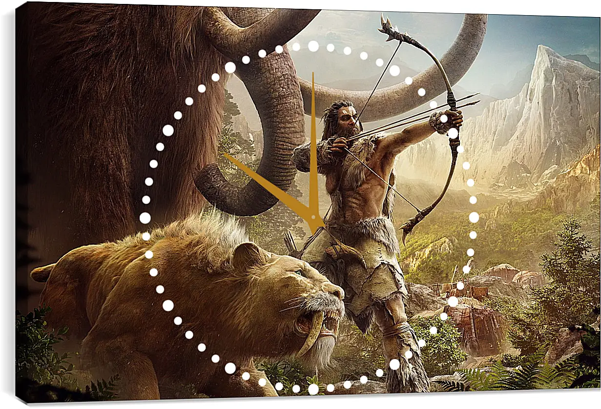 Часы картина - Far Cry Primal
