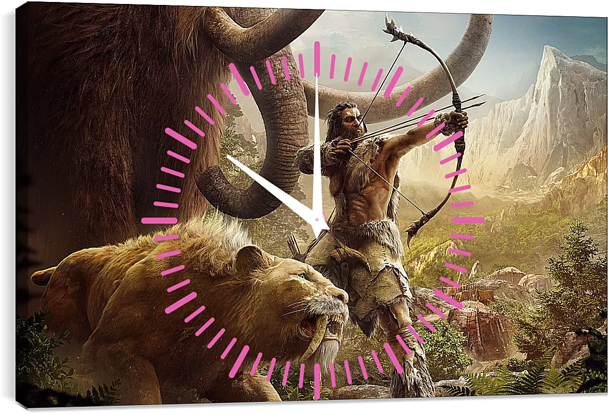 Часы картина - Far Cry Primal
