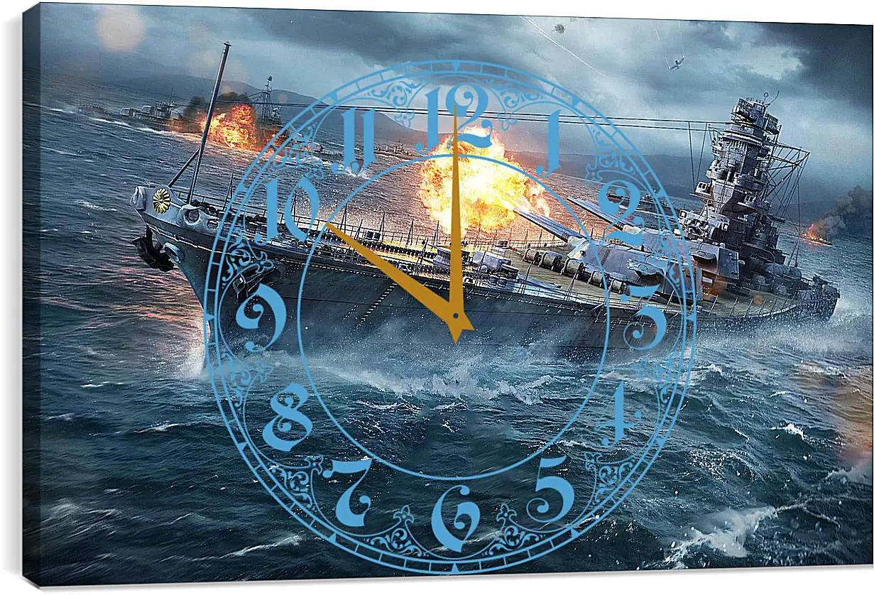 Часы картина - World Of Warships
