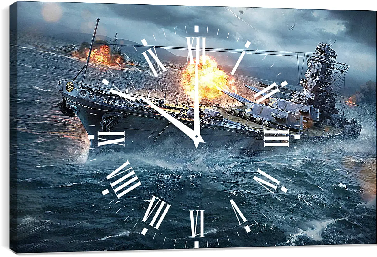 Часы картина - World Of Warships
