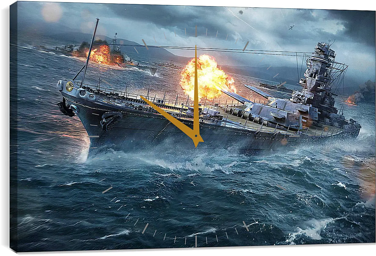 Часы картина - World Of Warships
