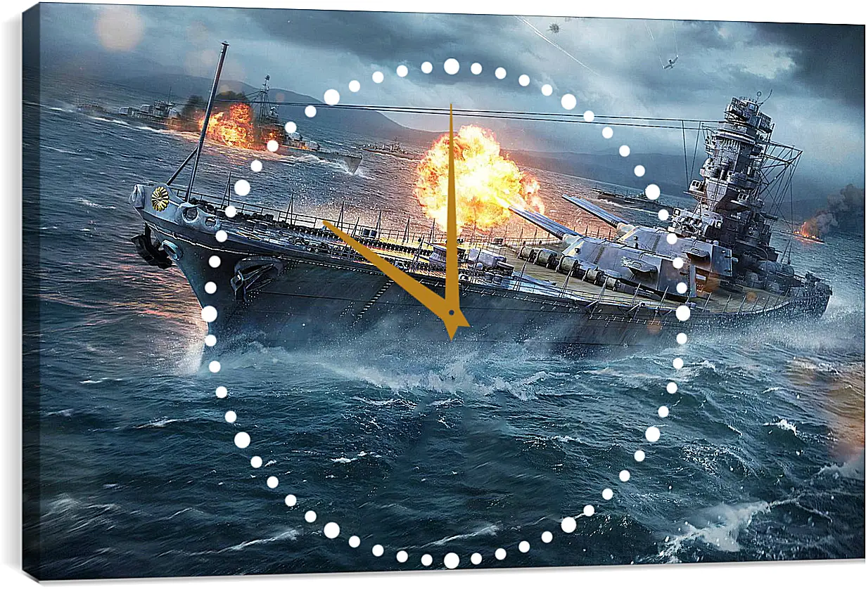 Часы картина - World Of Warships
