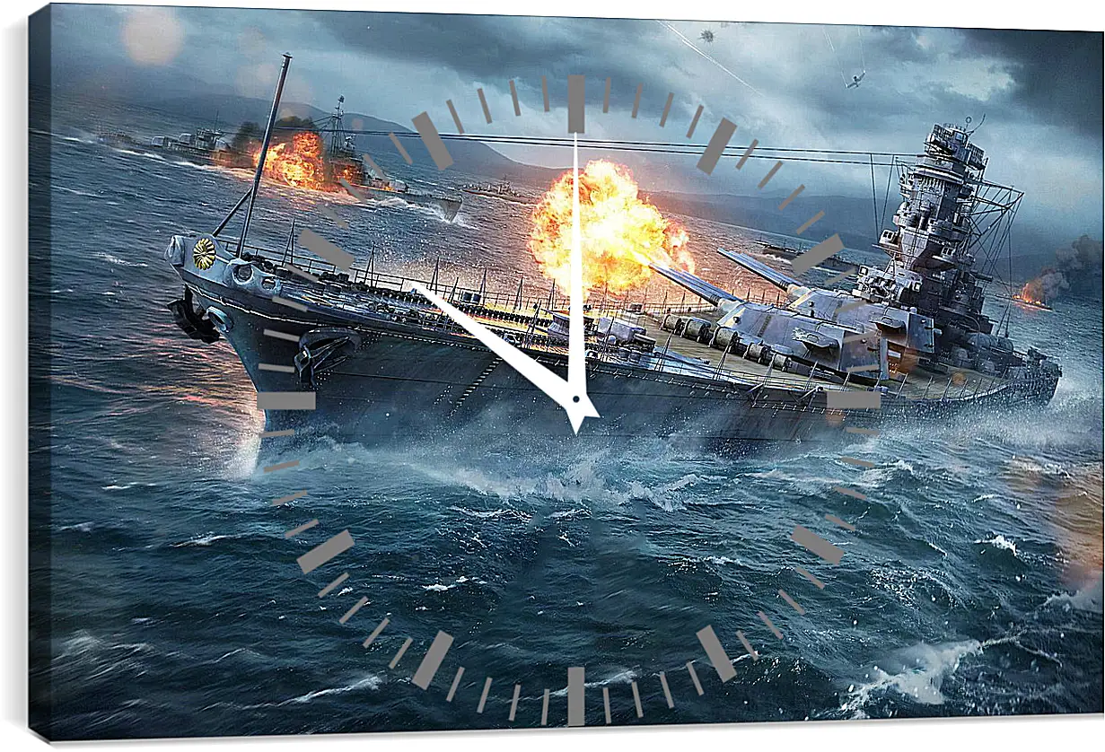 Часы картина - World Of Warships
