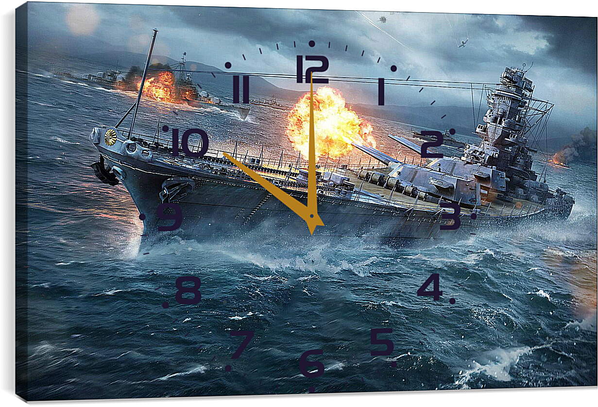 Часы картина - World Of Warships
