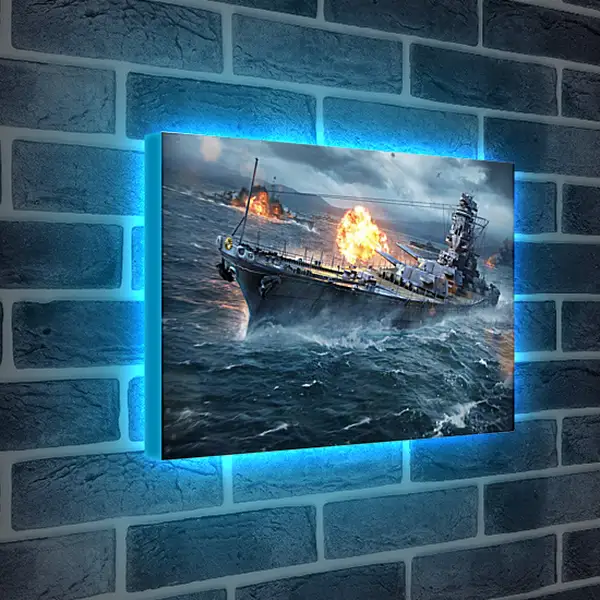 Лайтбокс световая панель - World Of Warships
