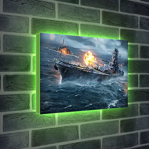 Лайтбокс световая панель - World Of Warships
