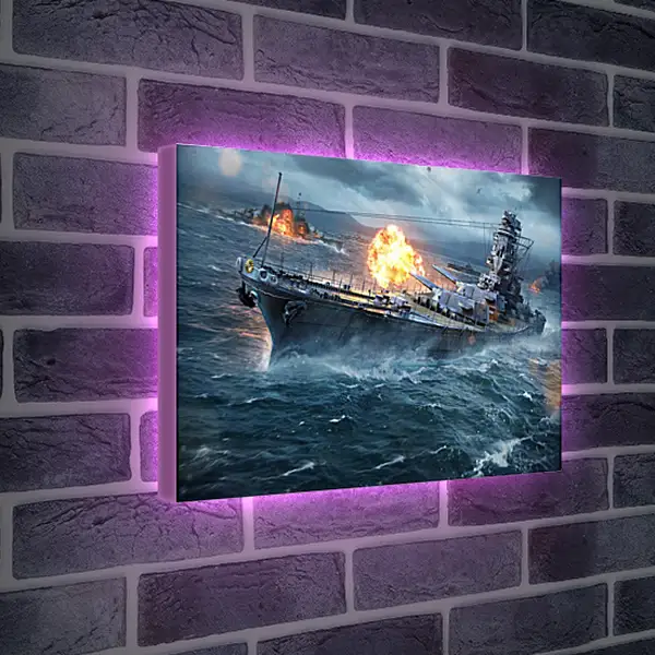 Лайтбокс световая панель - World Of Warships
