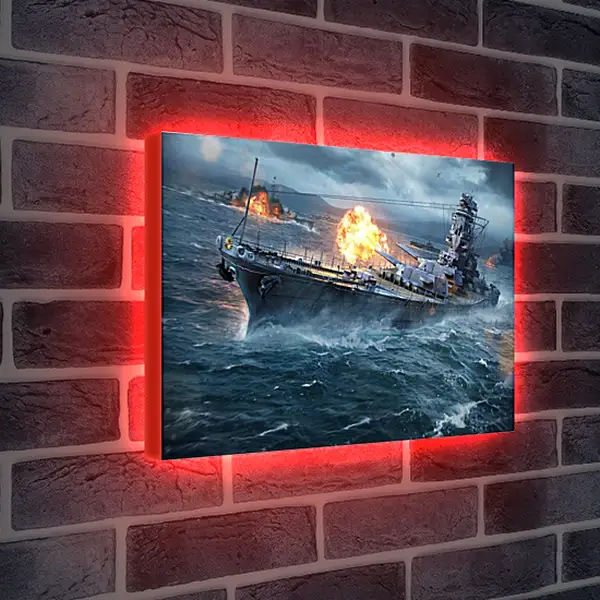 Лайтбокс световая панель - World Of Warships
