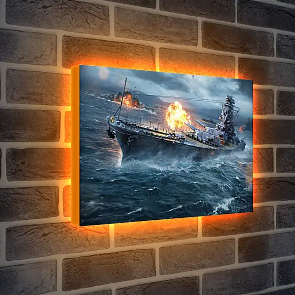 Лайтбокс световая панель - World Of Warships
