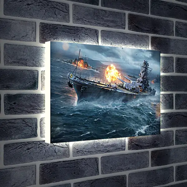 Лайтбокс световая панель - World Of Warships
