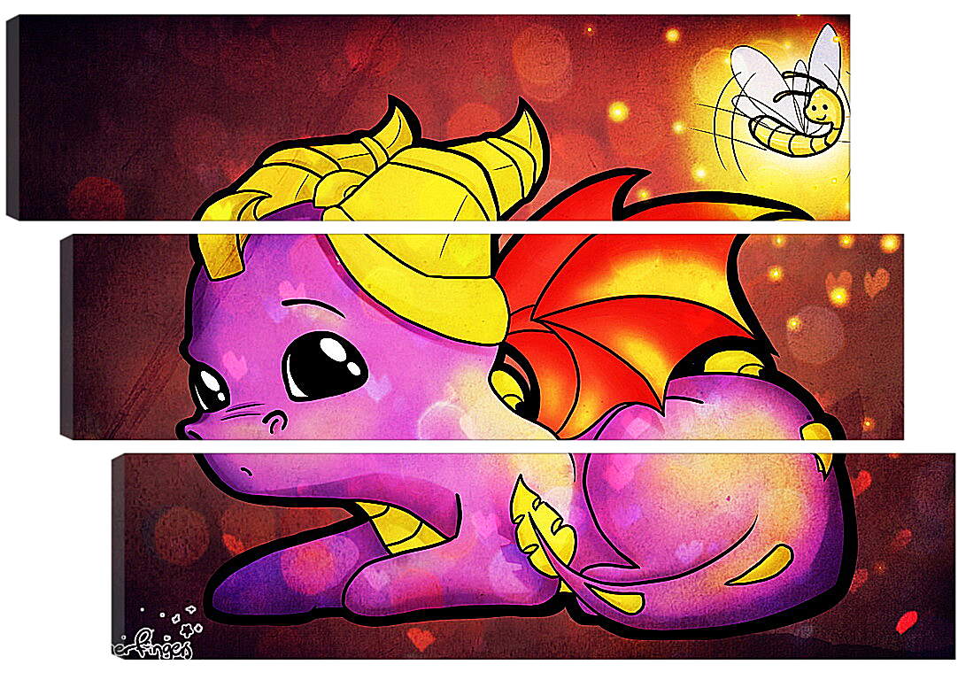 Модульная картина - Spyro The Dragon

