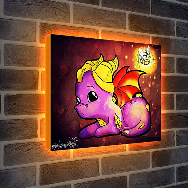 Лайтбокс световая панель - Spyro The Dragon
