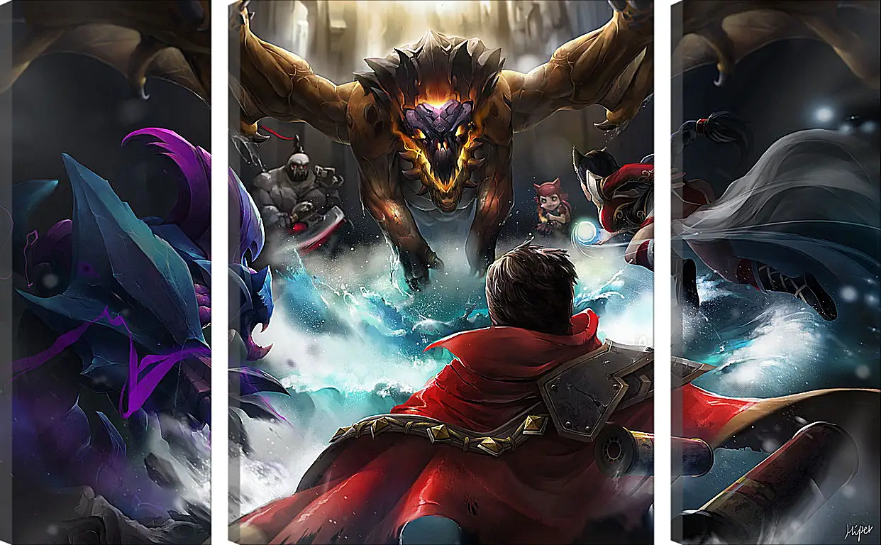 Модульная картина - League Of Legends

