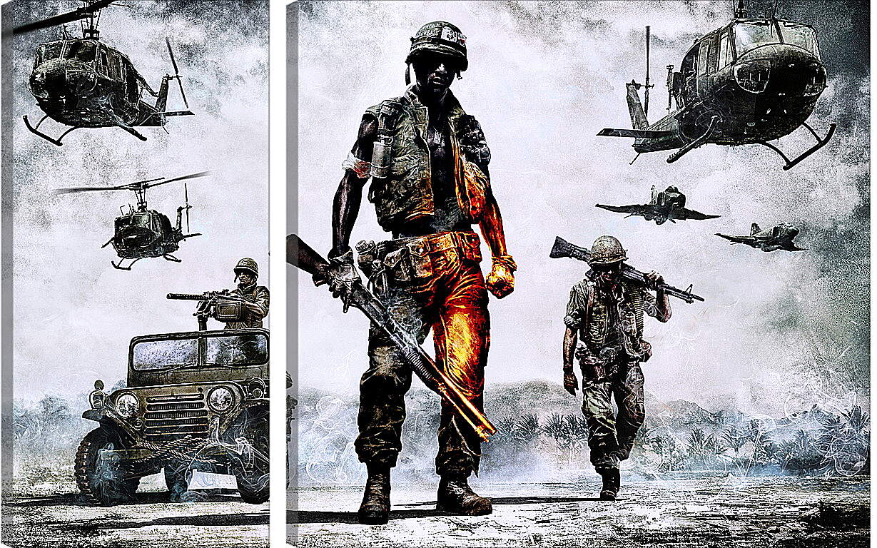 Модульная картина - Battlefield: Bad Company 2