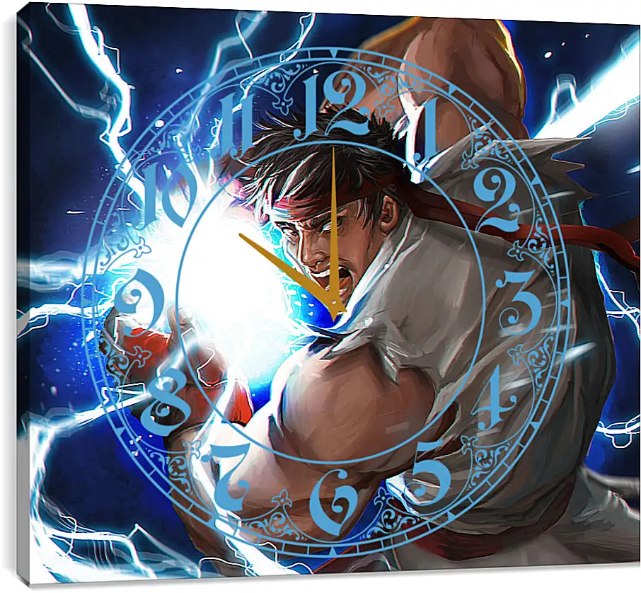 Часы картина - Street Fighter
