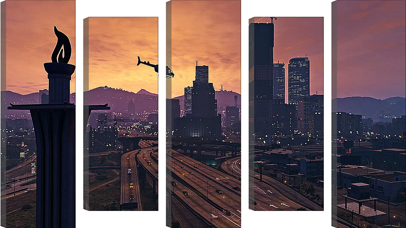 Модульная картина - Grand Theft Auto V
