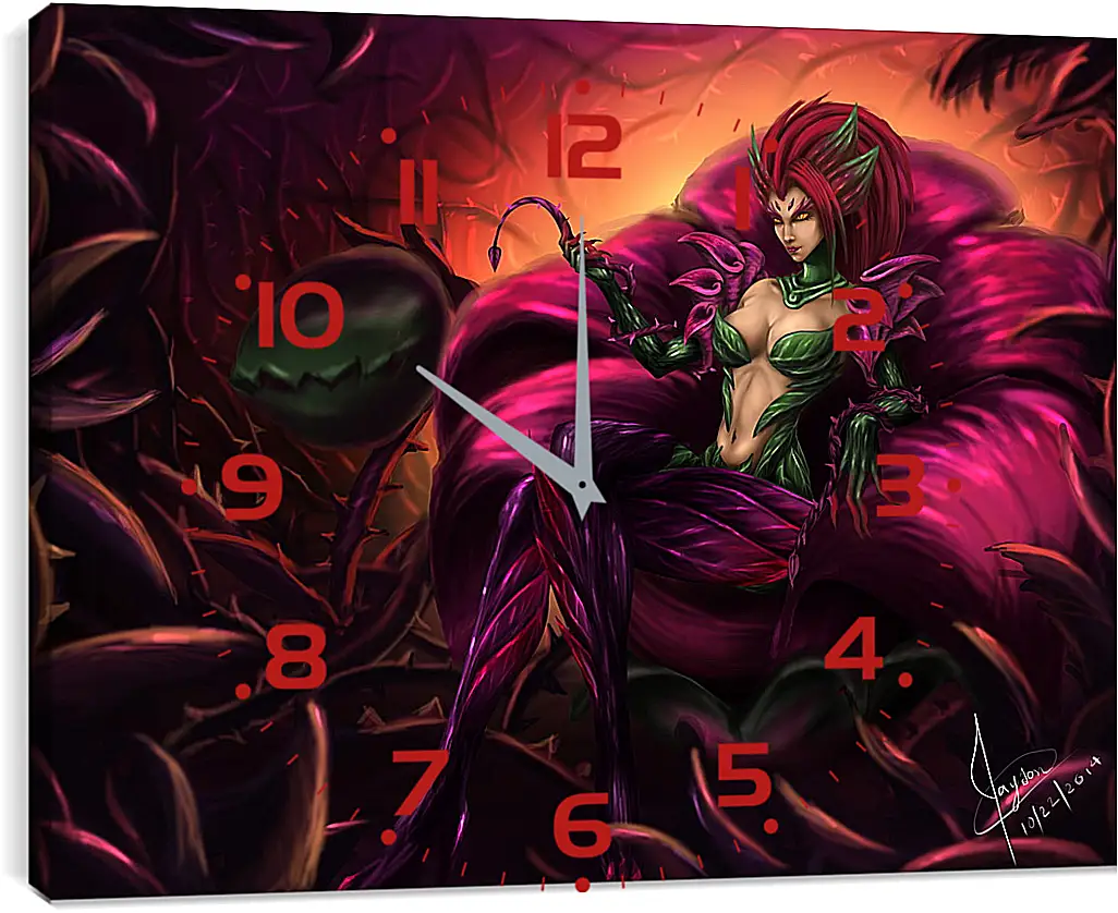 Часы картина - League Of Legends
