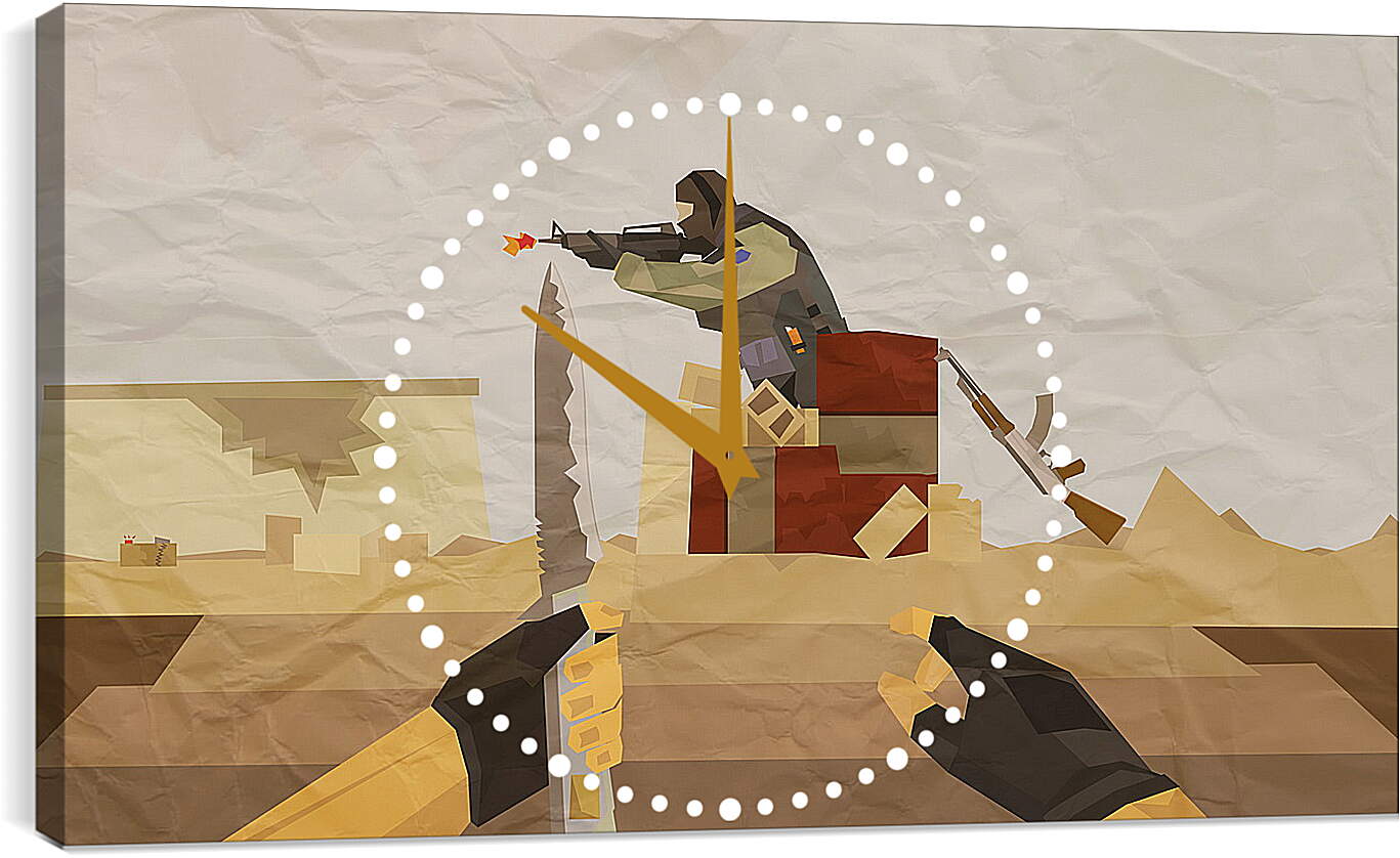 Часы картина - Counter-Strike: Global Offensive
