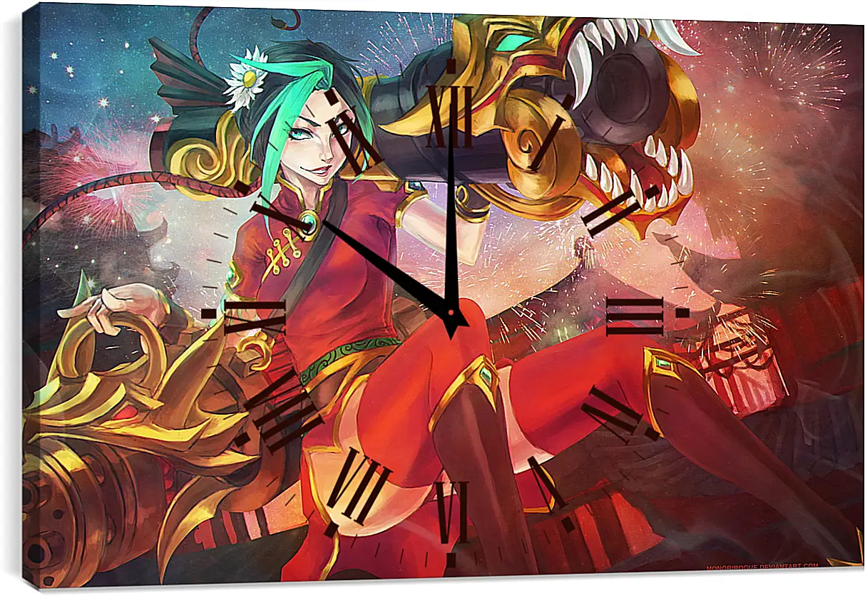 Часы картина - League Of Legends
