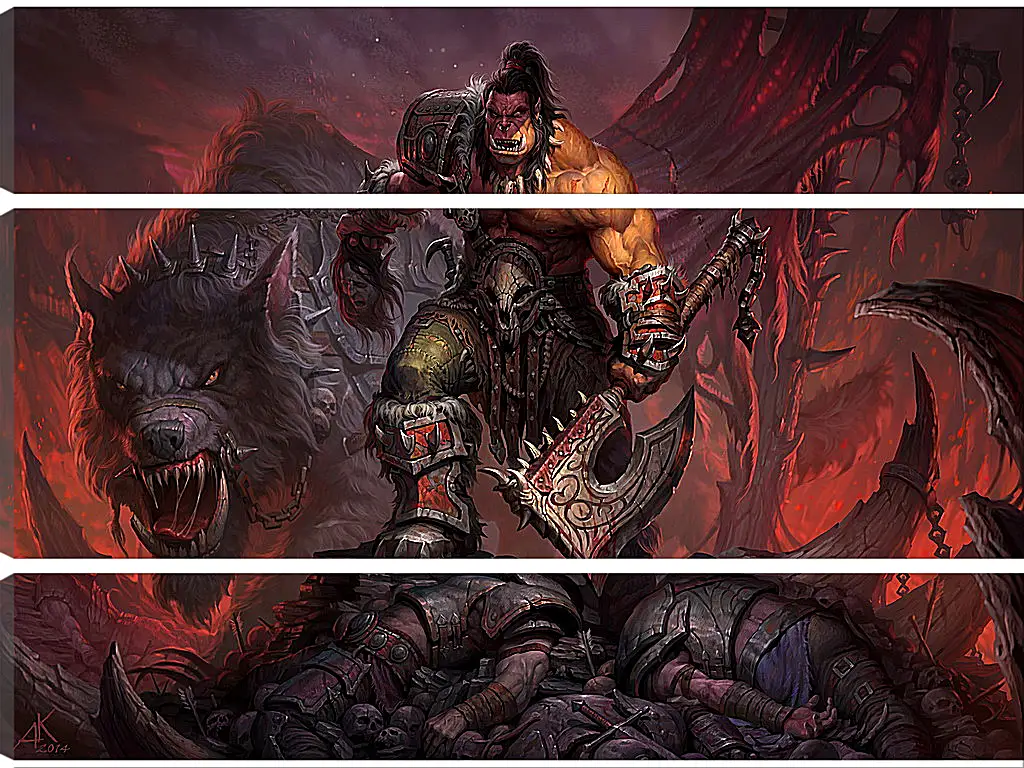 Модульная картина - World Of Warcraft: Warlords Of Draenor