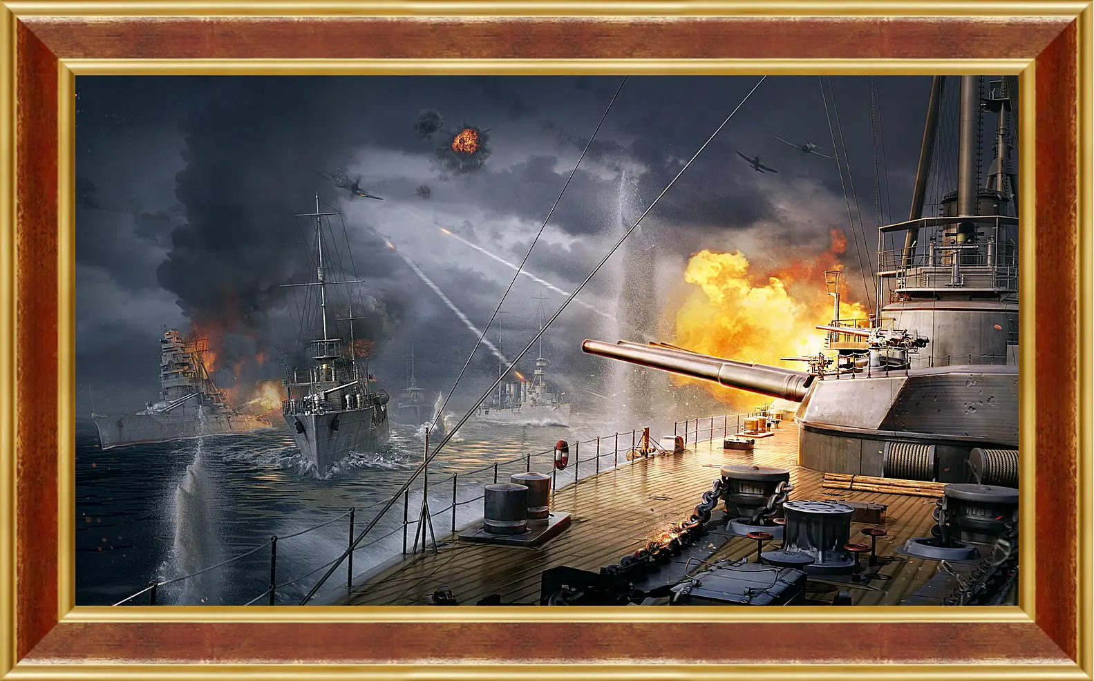 Картина в раме - World Of Warships