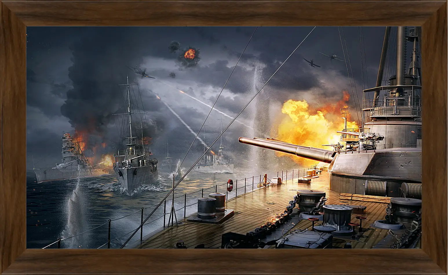 Картина в раме - World Of Warships