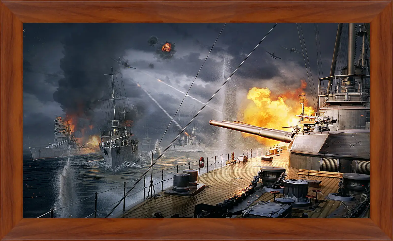 Картина в раме - World Of Warships