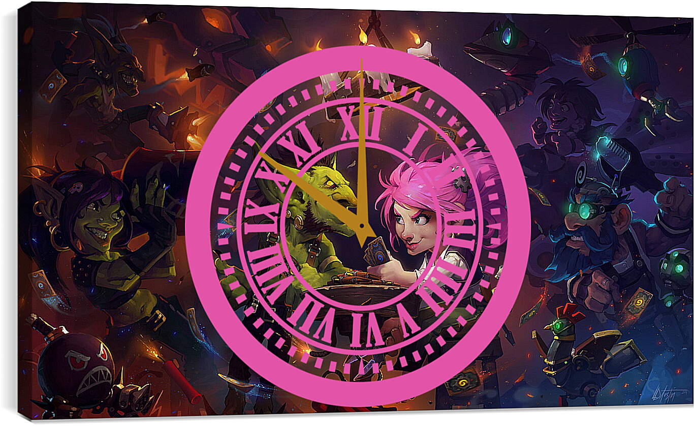 Часы картина - Hearthstone: Heroes Of Warcraft

