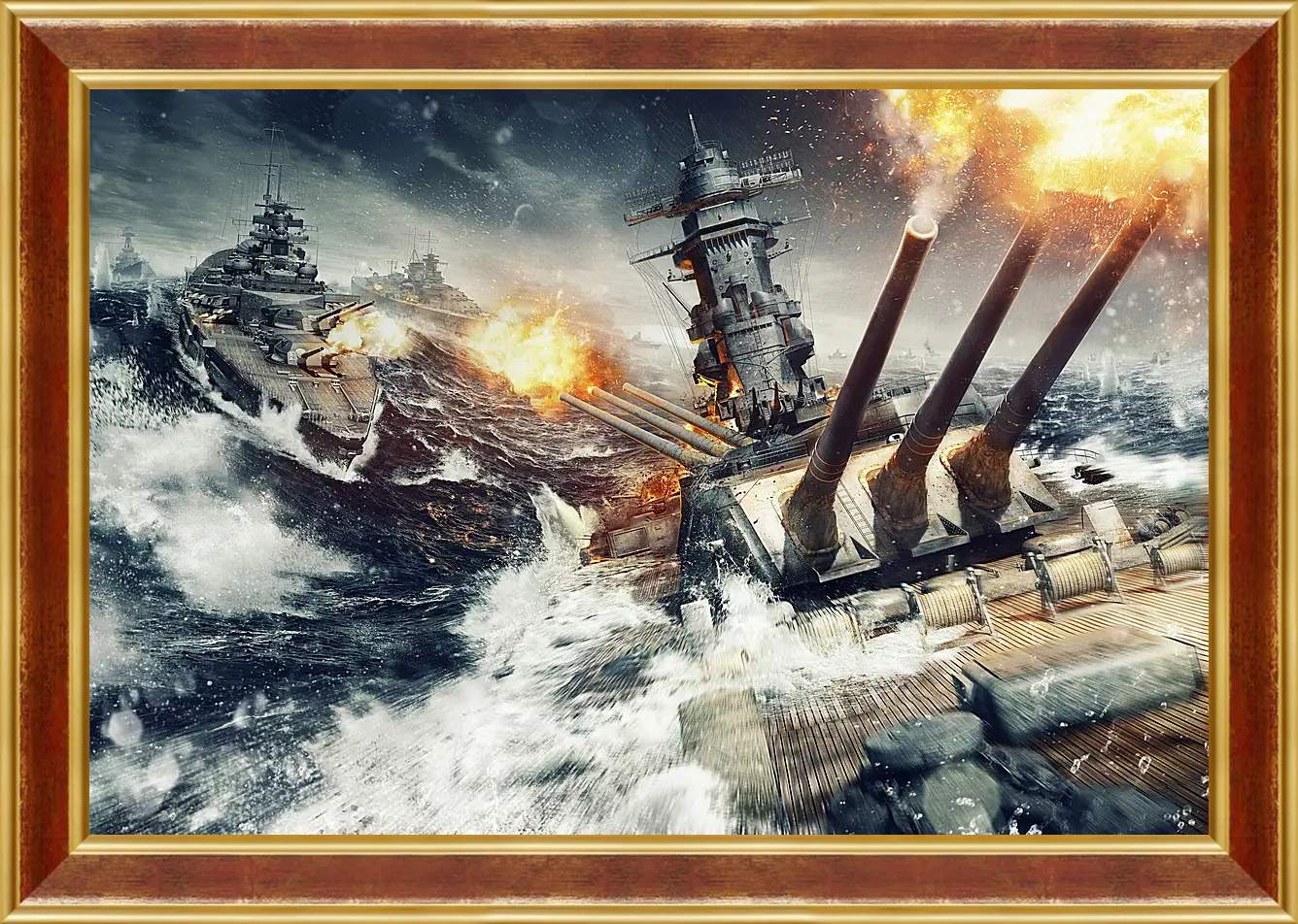 Картина в раме - World Of Warships