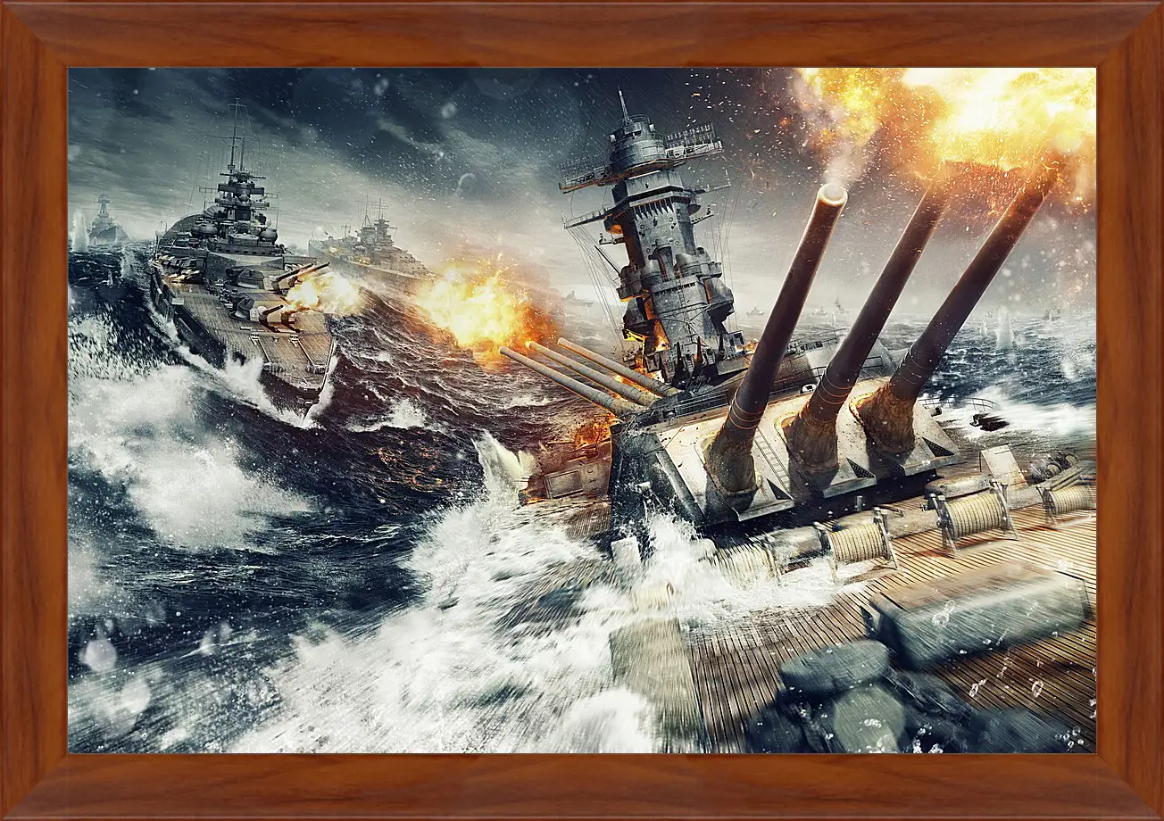 Картина в раме - World Of Warships