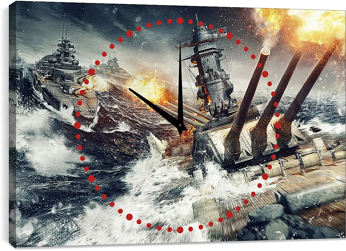 Часы картина - World Of Warships