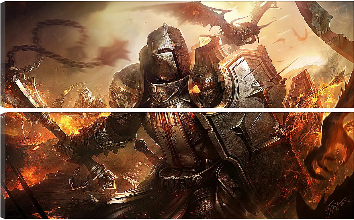 Модульная картина - Diablo III: Reaper Of Souls
