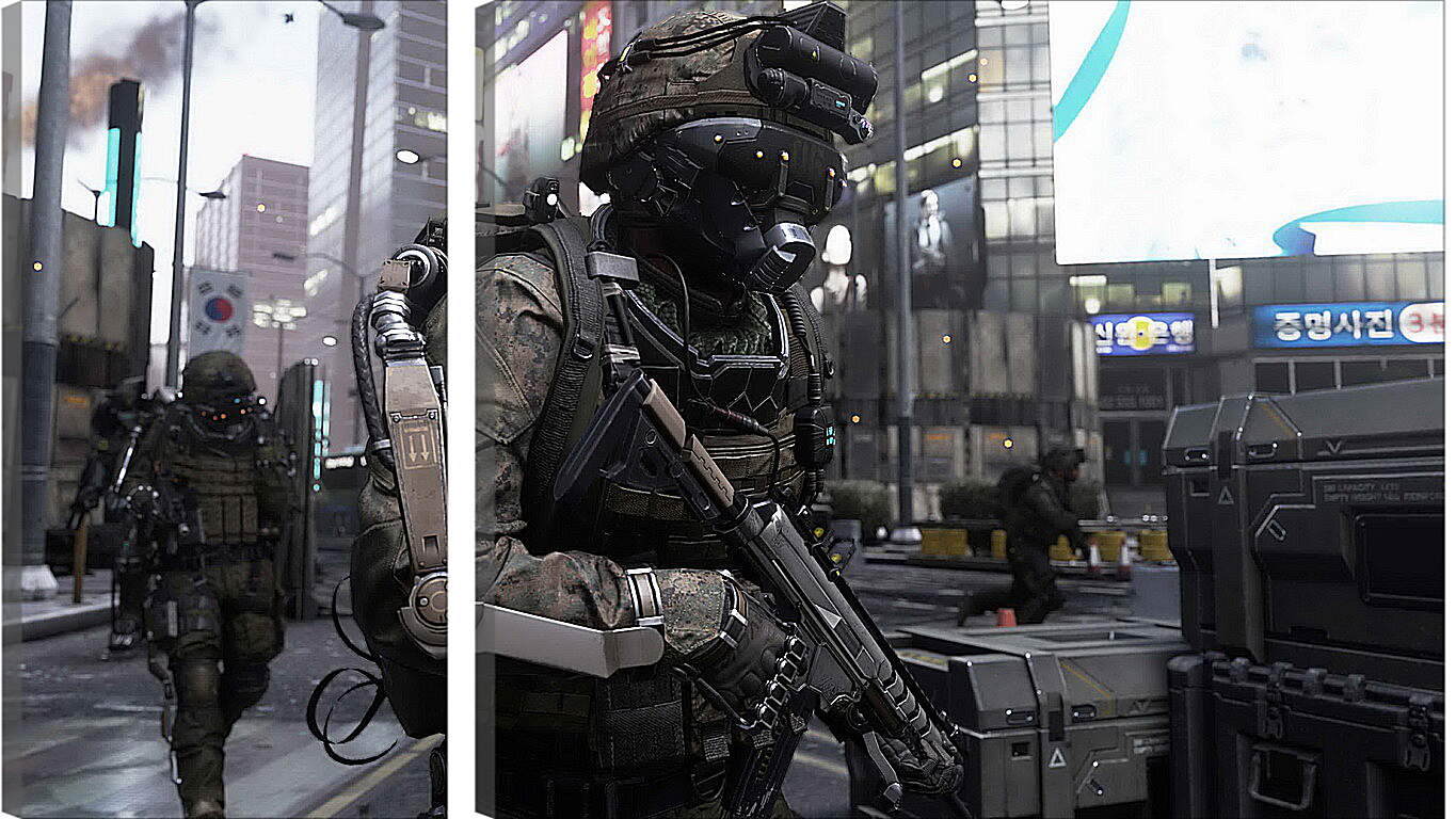 Модульная картина - Call Of Duty: Advanced Warfare
