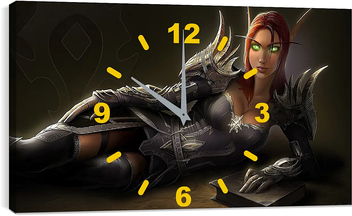 Часы картина - World Of Warcraft