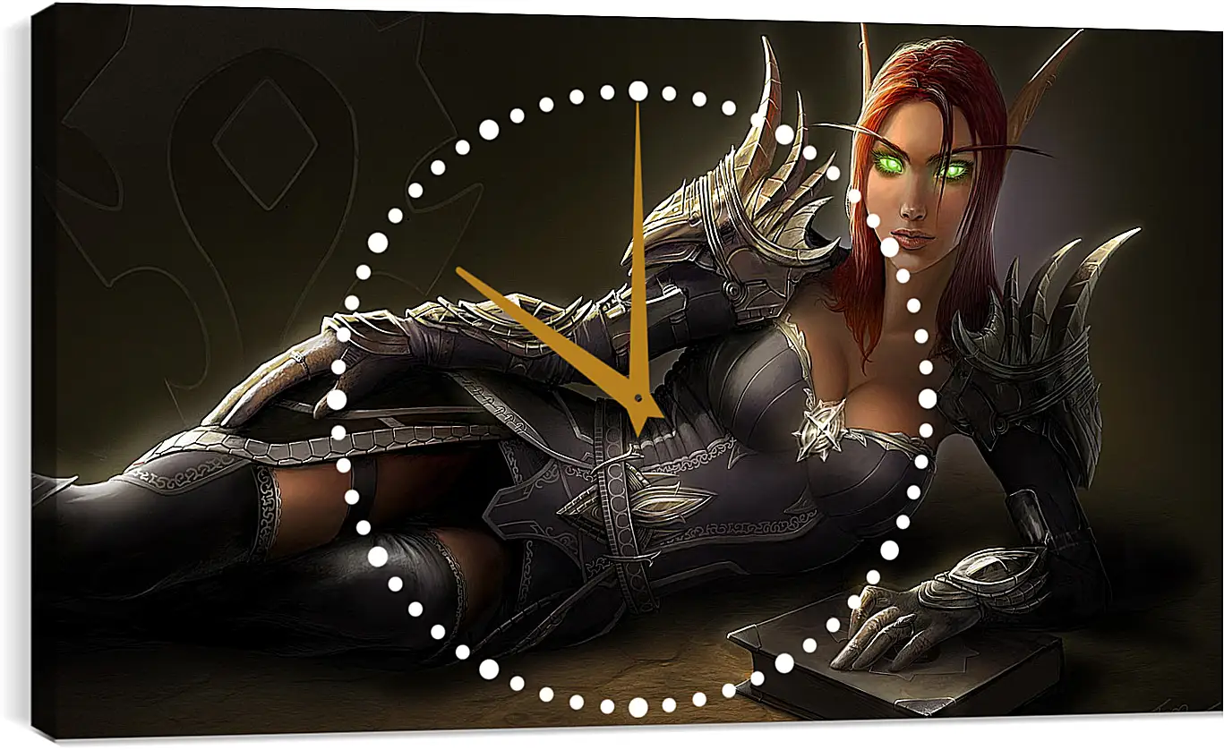 Часы картина - World Of Warcraft