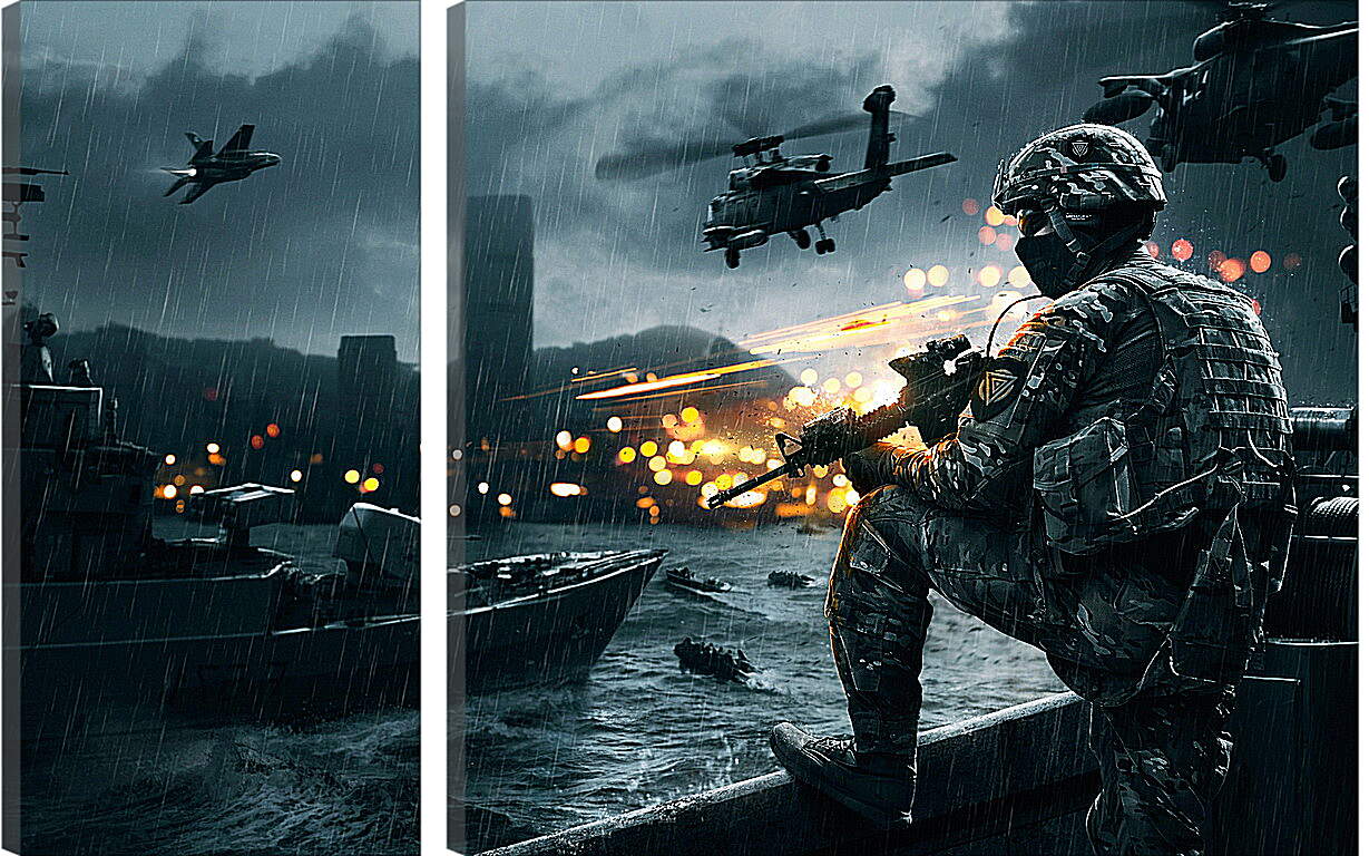 Модульная картина - Battlefield 4
