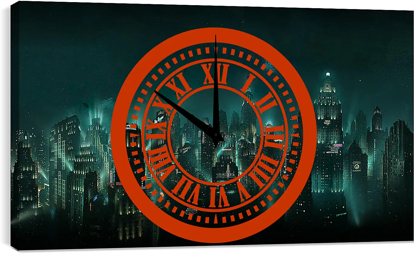 Часы картина - Bioshock
