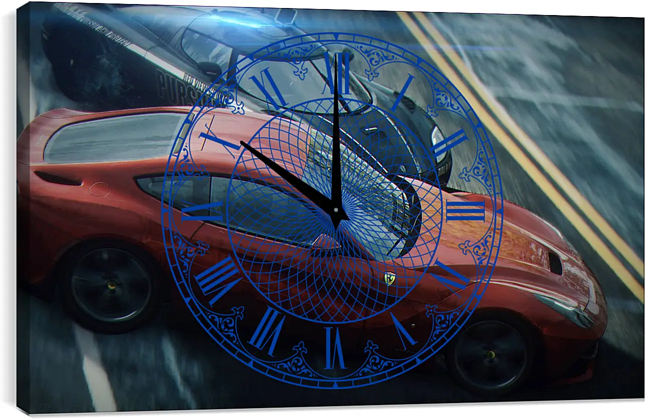 Часы картина - Need For Speed: Rivals
