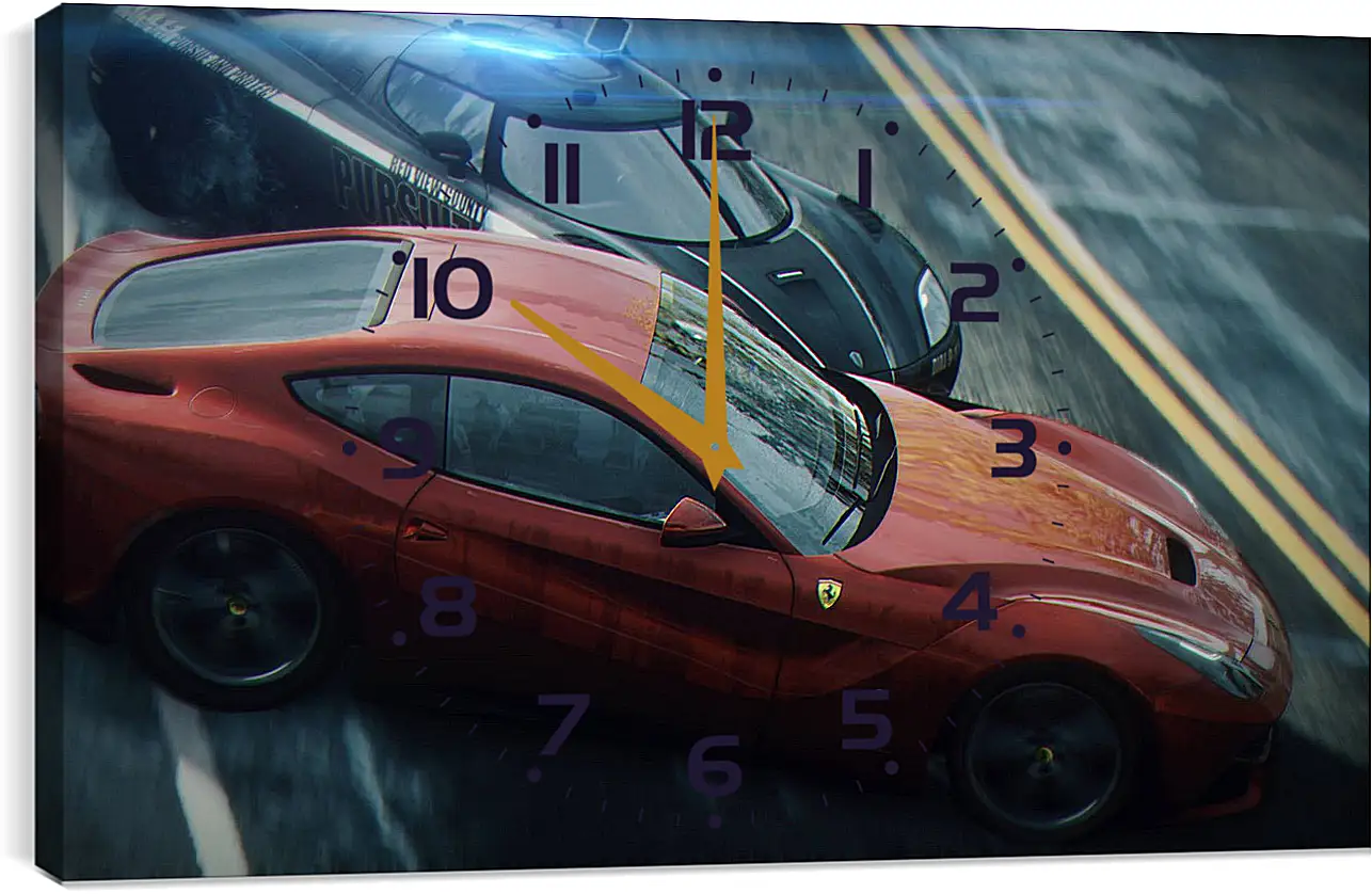 Часы картина - Need For Speed: Rivals
