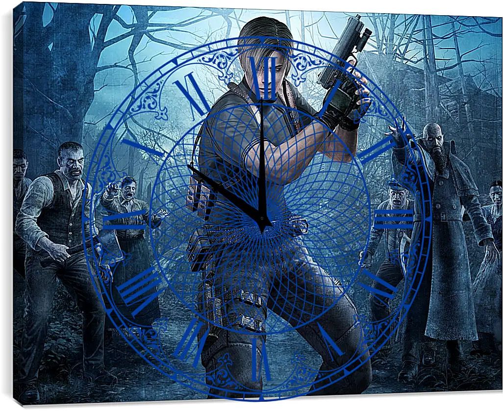 Часы картина - Resident Evil 4
