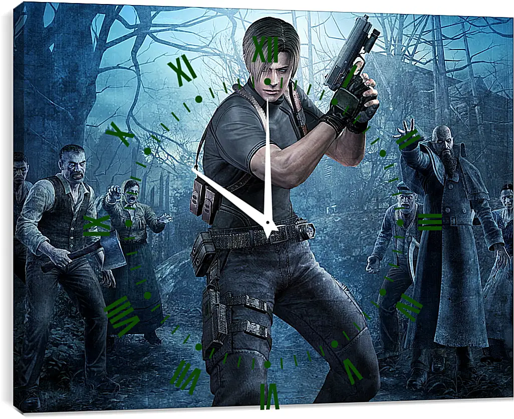 Часы картина - Resident Evil 4
