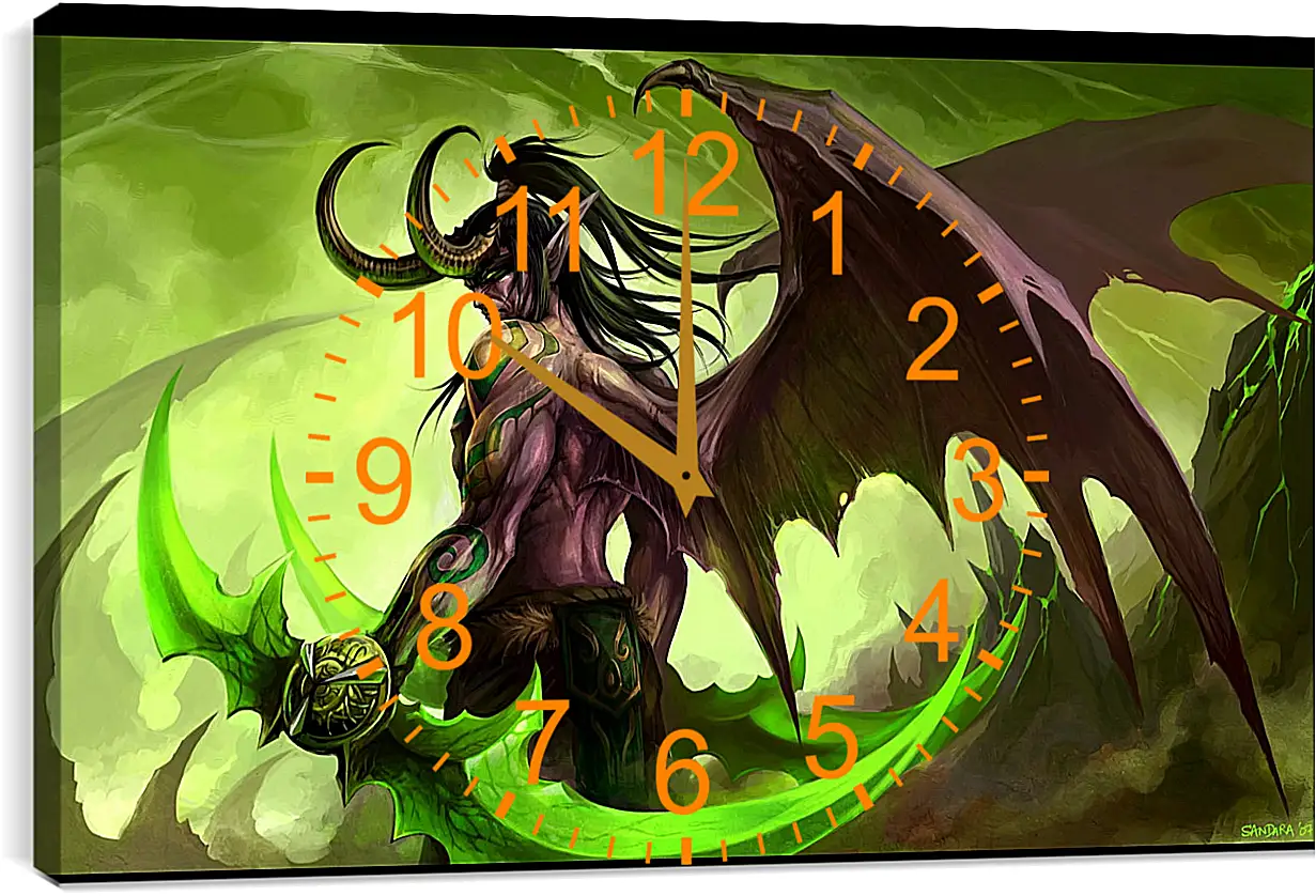 Часы картина - World Of Warcraft