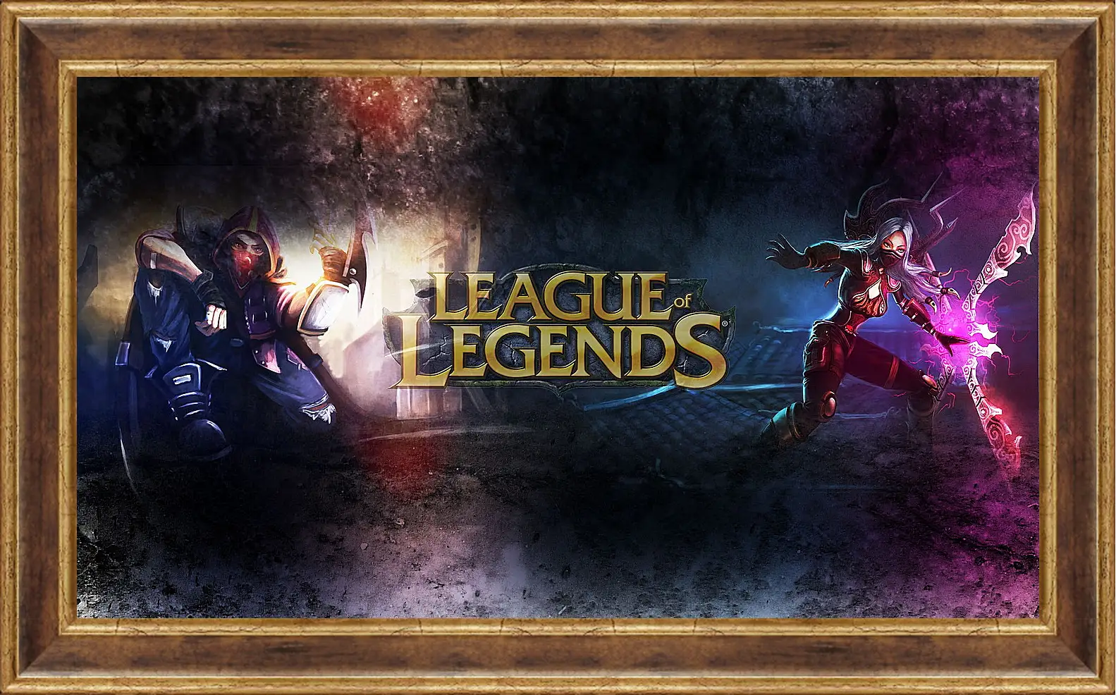 Картина в раме - League Of Legends
