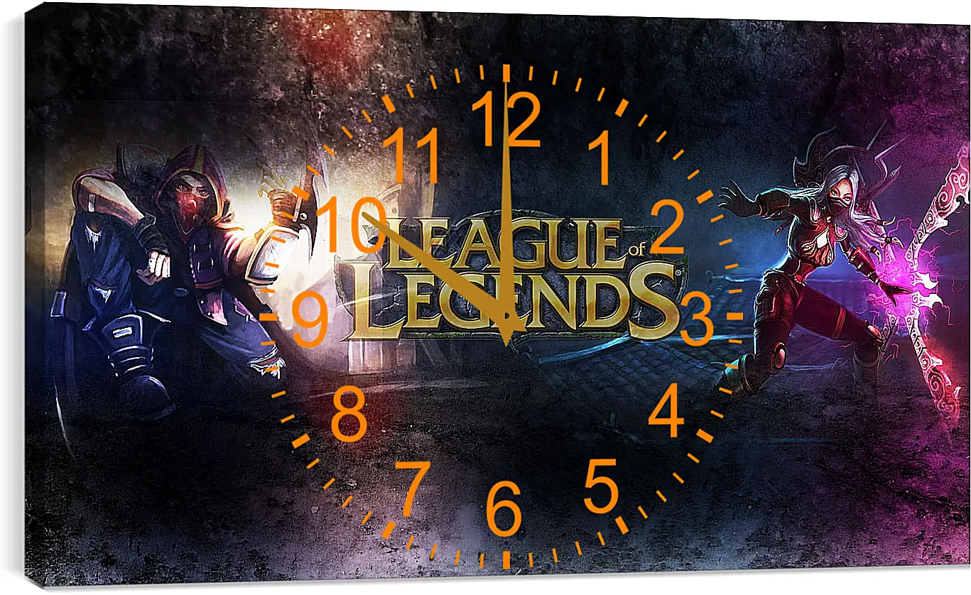 Часы картина - League Of Legends
