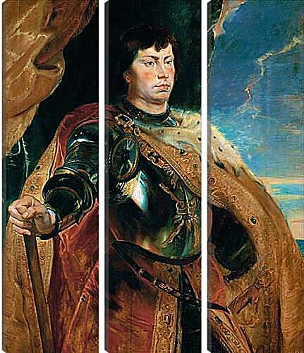 Модульная картина - Портрет Карла Смелого герцога Бургундского. Питер Пауль Рубенс