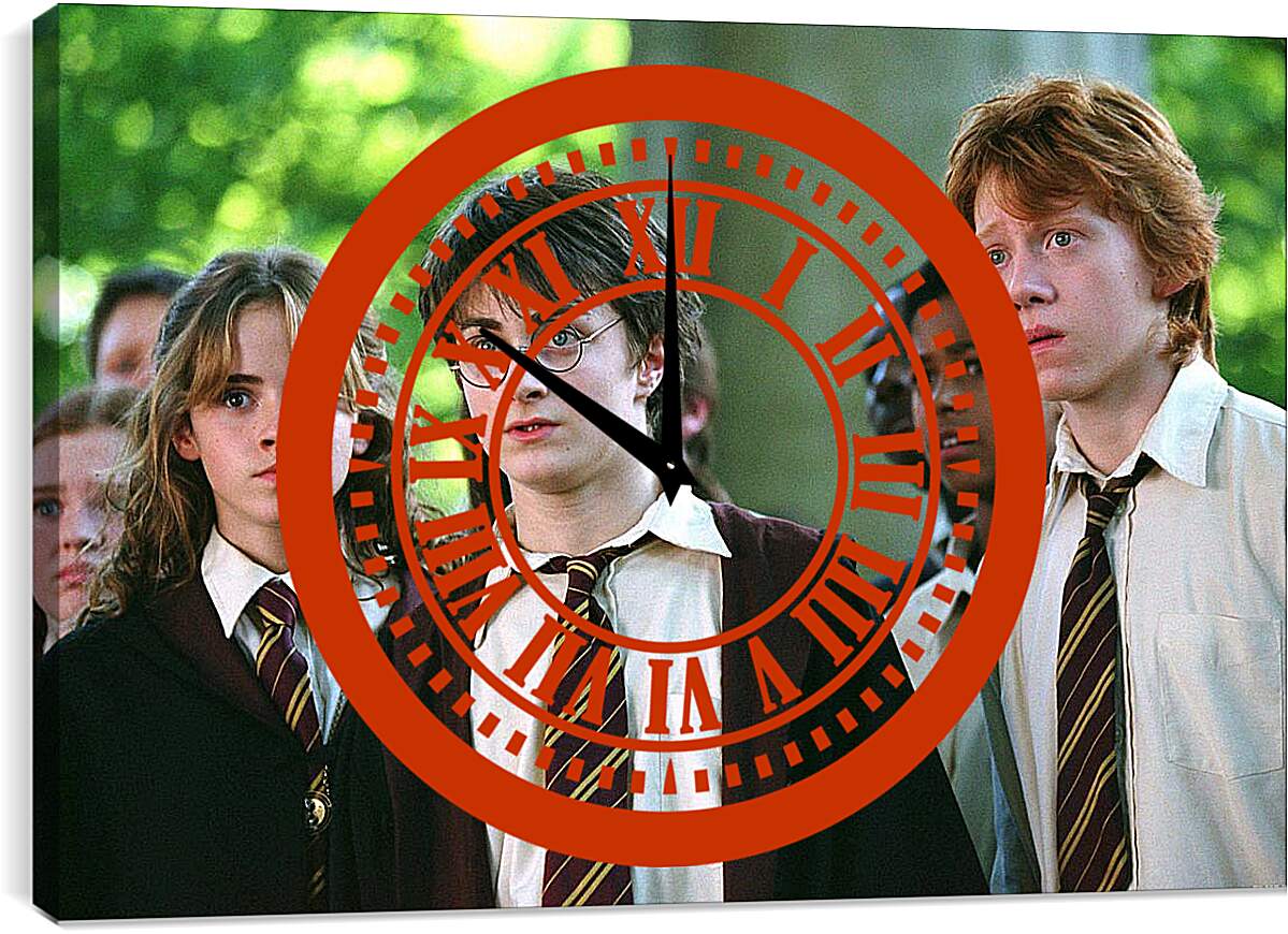 Часы картина - Гарри с друзьями
