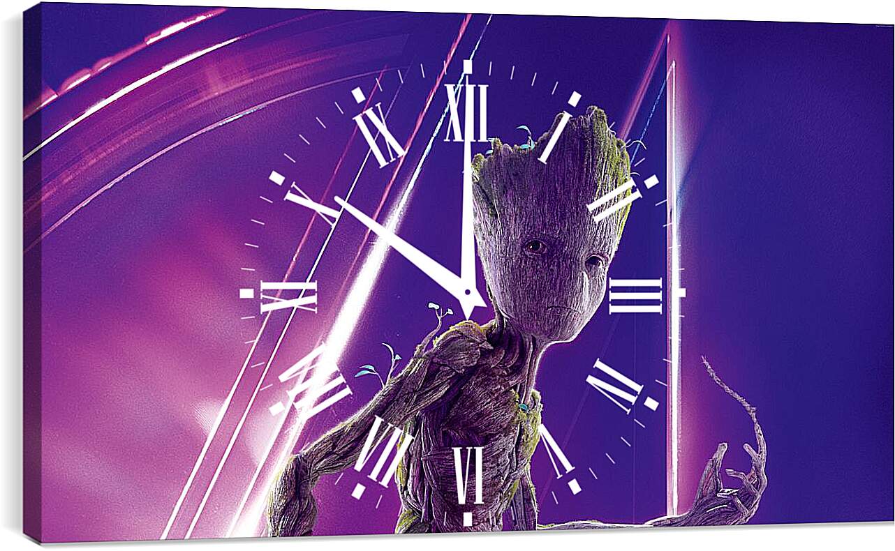 Часы картина - Мстители Война бесконечности
